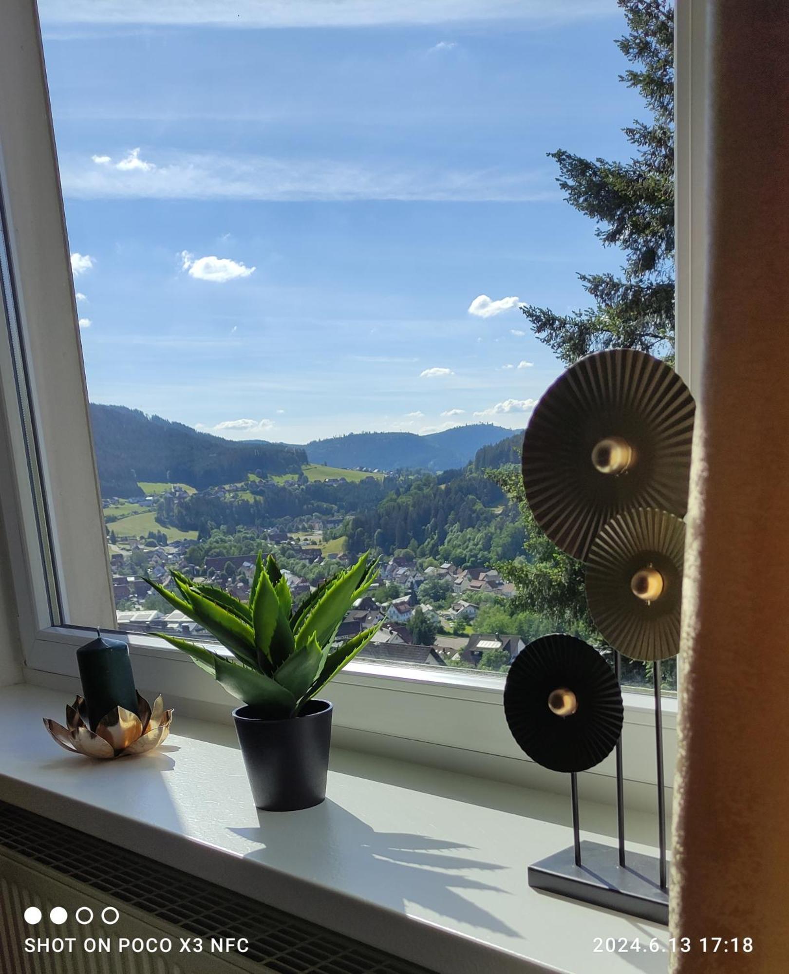 Traumblick Fewo Mit Pool Baiersbronn Exterior foto